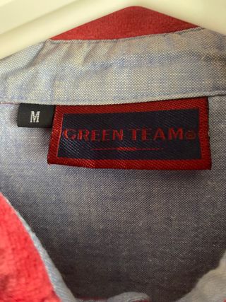 Camicia ciniglia vintage rossa