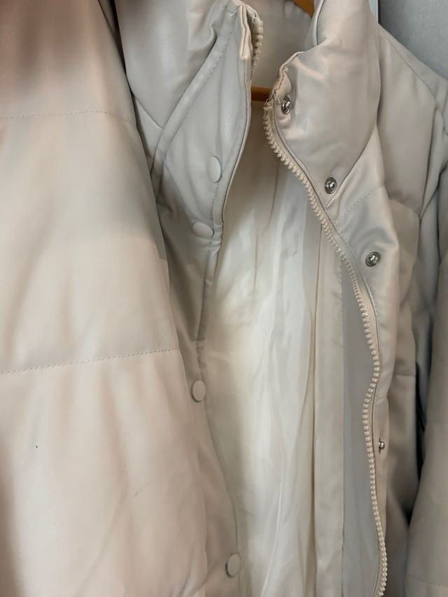 Chaqueta bomber beige talla M