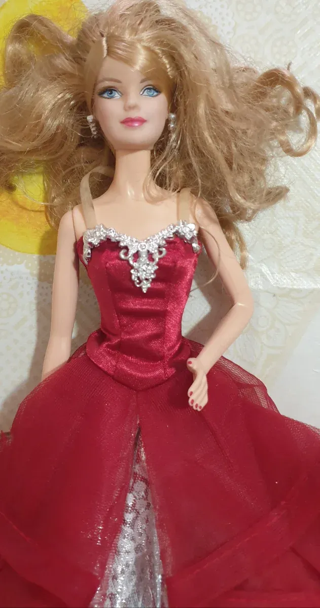 Barbie Vintage Abito Rosso