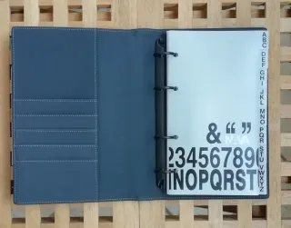 Portacarte  ad anelli Ego di Nava