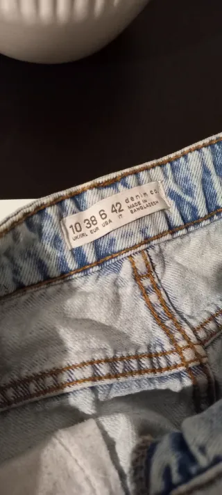 Shorts vaqueros desgastados