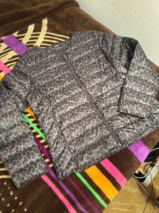 Chaqueta leopardo talla XL
