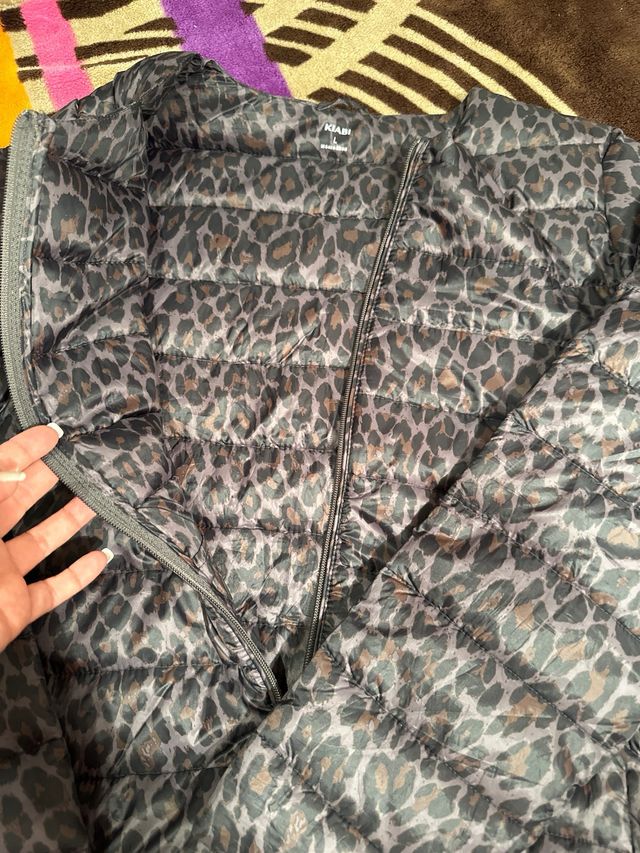 Chaqueta leopardo talla XL
