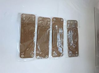 4 braccialetti similpelle strass