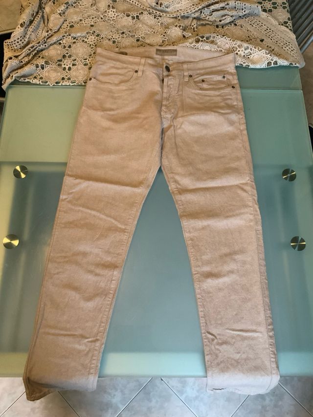Jeans Siviglia Beige Uomo