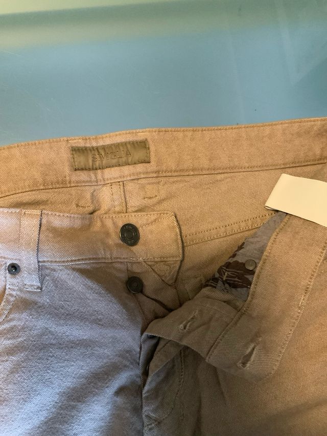 Jeans Siviglia Beige Uomo