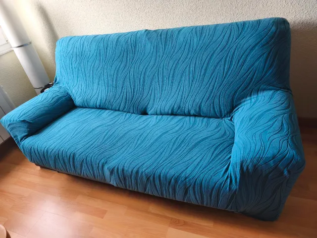Funda para sofá azul