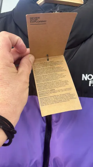 Abrigo The North Face 700 Morado y Negro