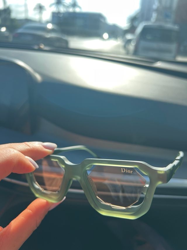 Occhiali da sole Dior unisex verdi