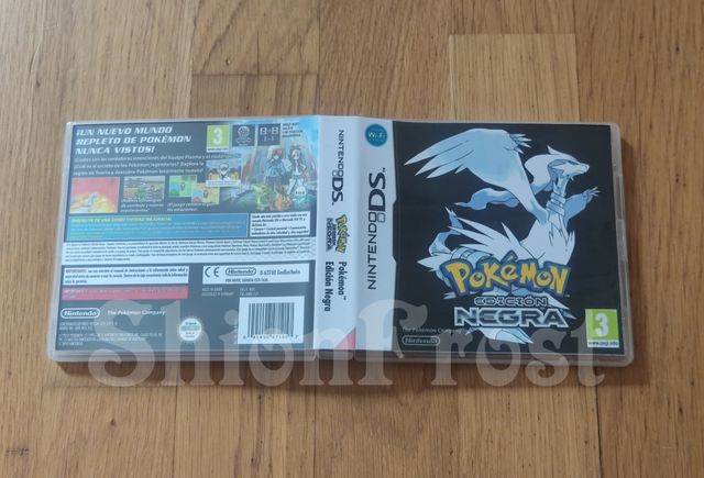 Caja Pokémon Edición Negra (Nintendo DS)