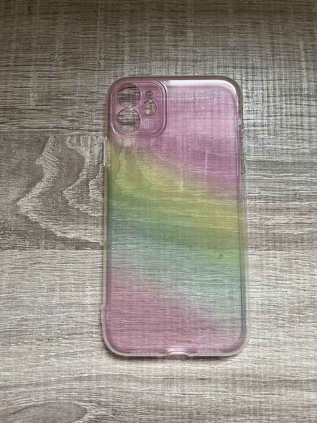 Funda iPhone 11 degradado arcoíris
