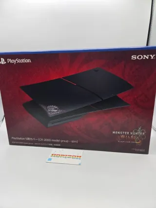 Cover PS5 Slim Monster Hunter Wilds Limited