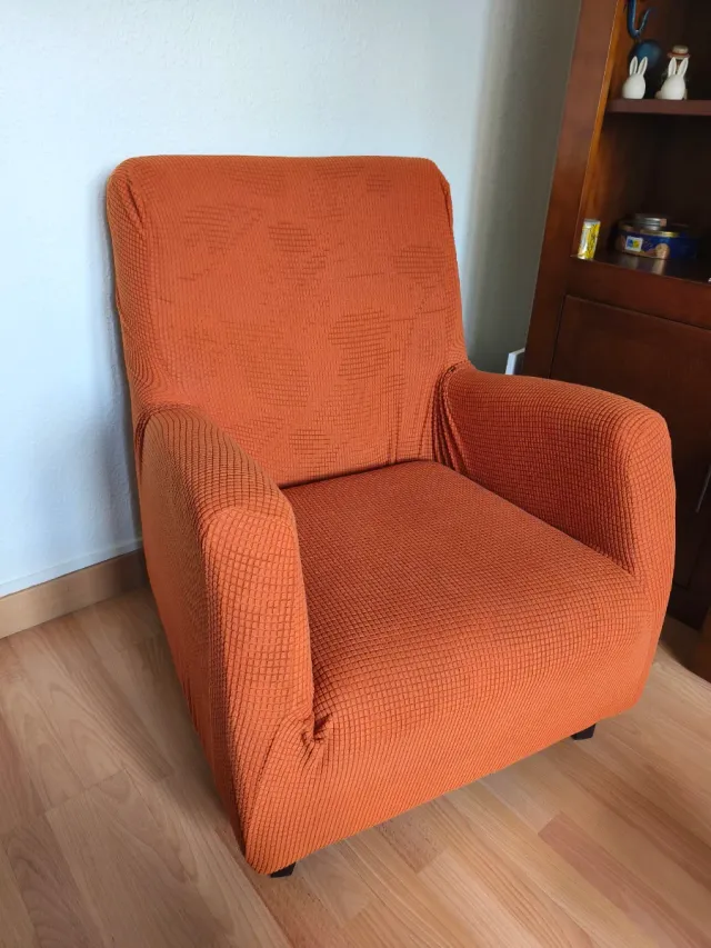 Funda para sillón naranja