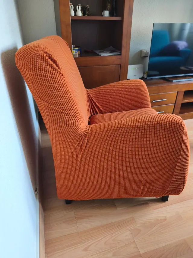 Funda para sillón naranja