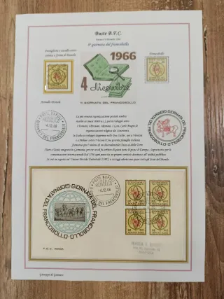 Giornata del Francobollo 1966 - Francobolli e FDC