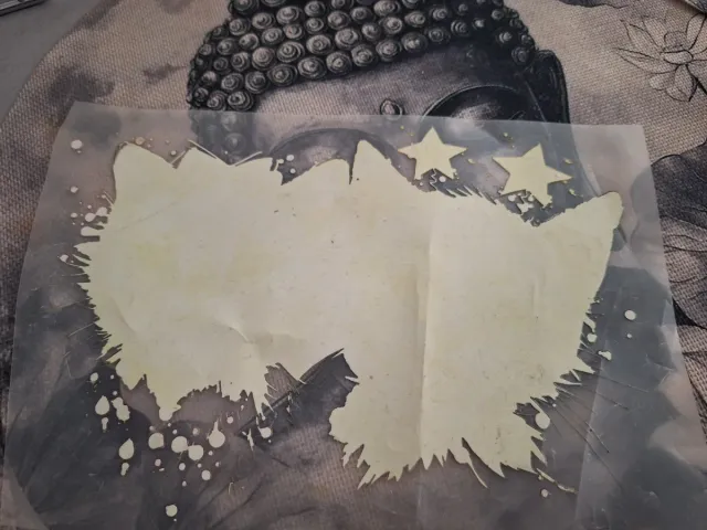 Pegatina decorativa para ropa de gatos