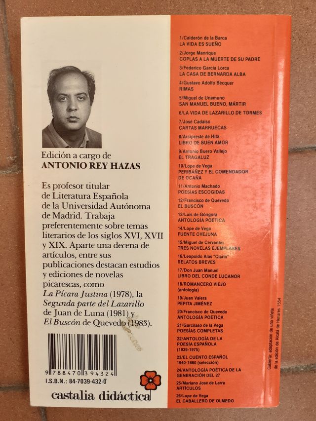 Libro La vida de Lazarillo de Tormes