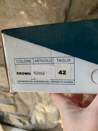 Stivaletti uomo marroni nuovi