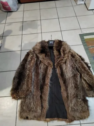 Pelliccia vera pelle marrone