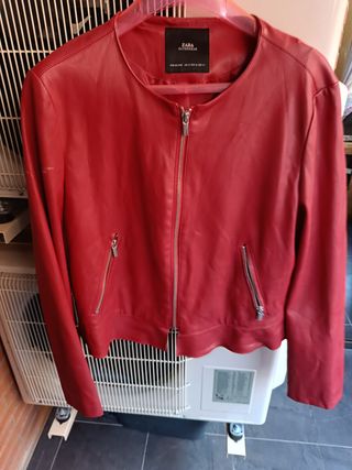 Chaqueta Zara Mujer Roja