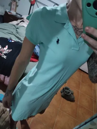 Vestido Polo Ralph Lauren Teal