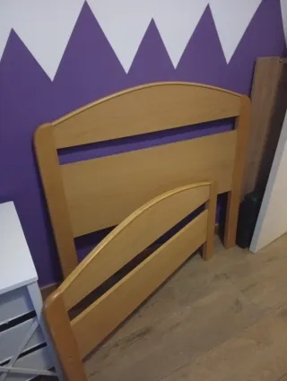 Cama de 90cm completa con colchon