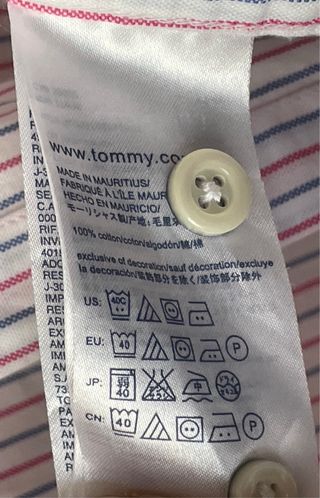 Camisa Tommy Hilfiger Rayas Talla M