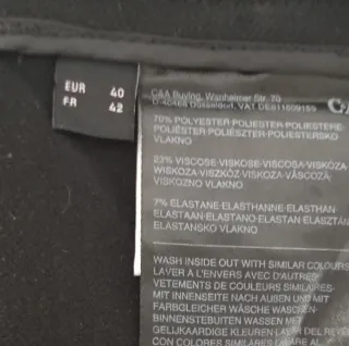 Pantalón de traje negro