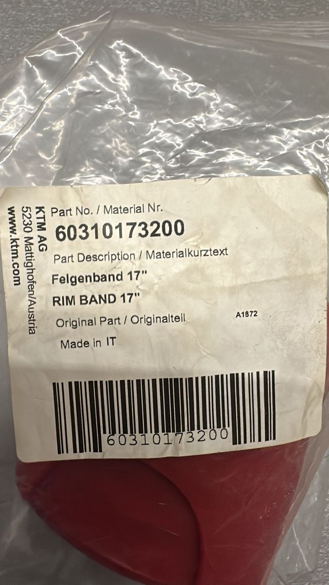 Protector llanta KTM 17 60310173200