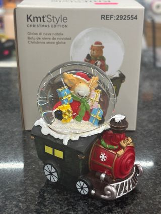 Bola de nieve KmtStyle tren Navidad