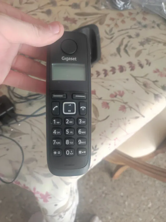 Teléfono fijo Gigaset negro