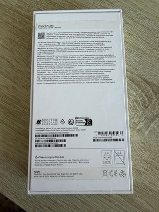 iPhone 16 Pro Max Blanco Titanio 256GB
