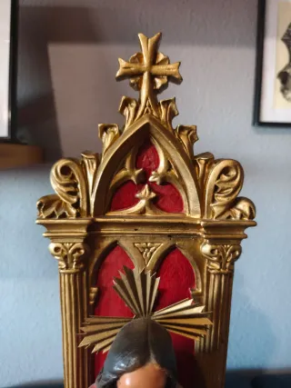 Sagrado Corazón de Jesús Entronizado Olot 54 cm