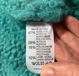 Jersey turquesa Made in Italy