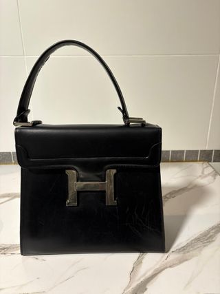 Bolso Vintage Hermes Negro Original