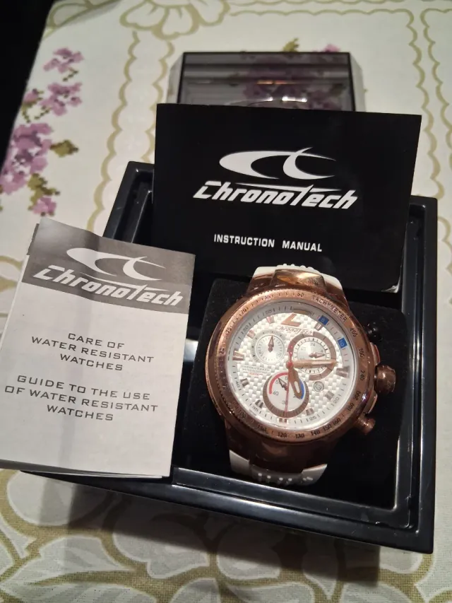 Orologio Chronotech Oro Bianco Nuovo