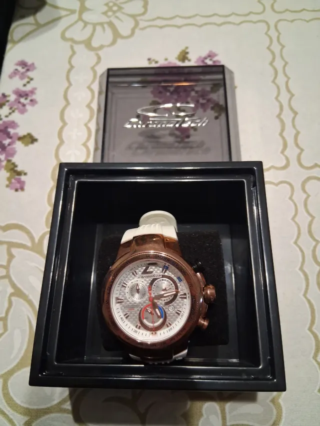 Orologio Chronotech Oro Bianco Nuovo