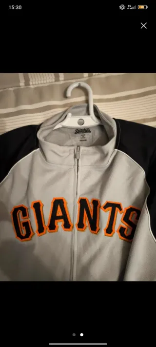 Sudadera San Francisco Giants Gris y Negra