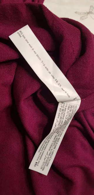 Jersey granate cuello vuelto