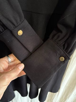 Vestido Zara skater negro