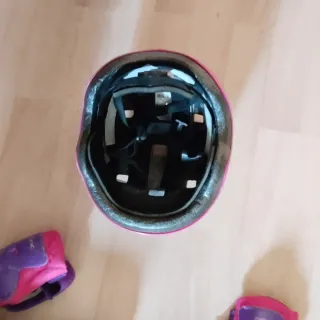 Patines rosas y morados talla niña de 5 años