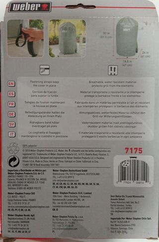 Fondello Weber per barbecue grigio