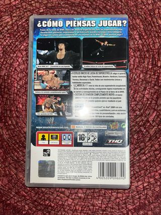 Videojuego WWE Smackdown vs Raw 2008 - PSP