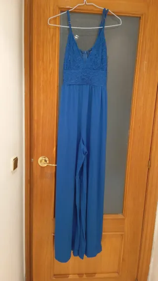 Mono largo azul fiesta