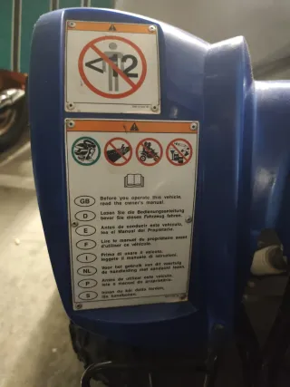 Quad Yamaha 80cc Azul