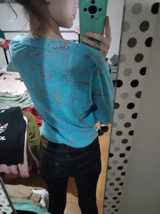 Jersey Bimba y Lola flores azul XS