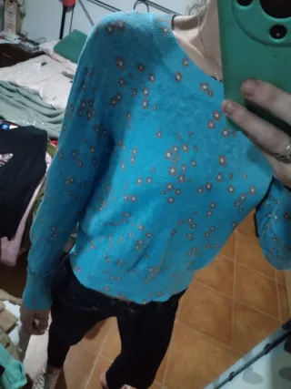 Jersey Bimba y Lola flores azul XS