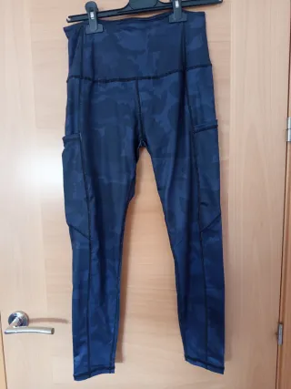 Mallas militares azul oscuro con bolsillos Talla L