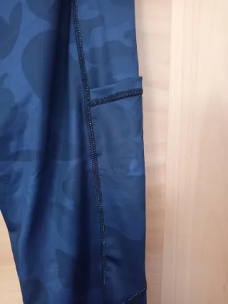 Mallas militares azul oscuro con bolsillos Talla L