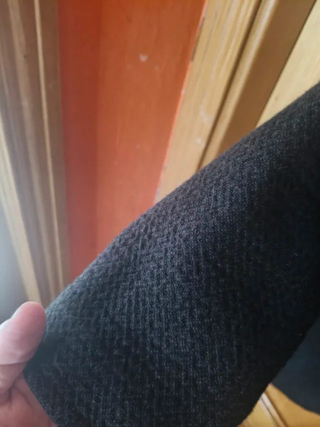 Abrigo Zara niña paño negro